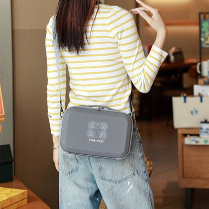 Estuche rígido de PU, bolsa de almacenamiento, bolso de hombro para DJI Neo (gris) — imagen 7