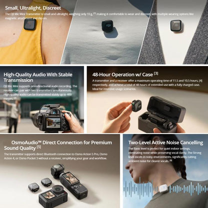 Mic Mini Original (2 TX + 1 RX + estuche de carga) para DJI Mini — imagen 6