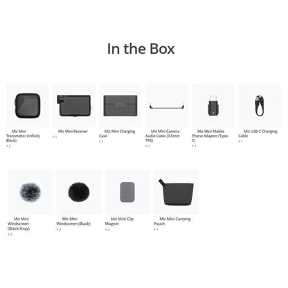 Mic Mini Original (2 TX + 1 RX + estuche de carga) para DJI Mini — imagen 8