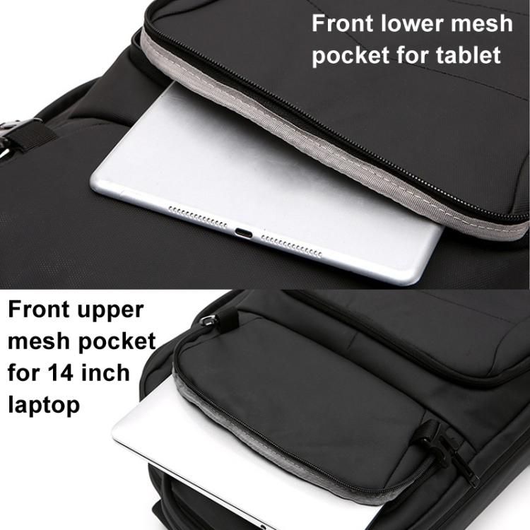 Mochila organizadora de hombro de gran capacidad BKANO A3-005 para DJI Air 3 (negra) — imagen 6