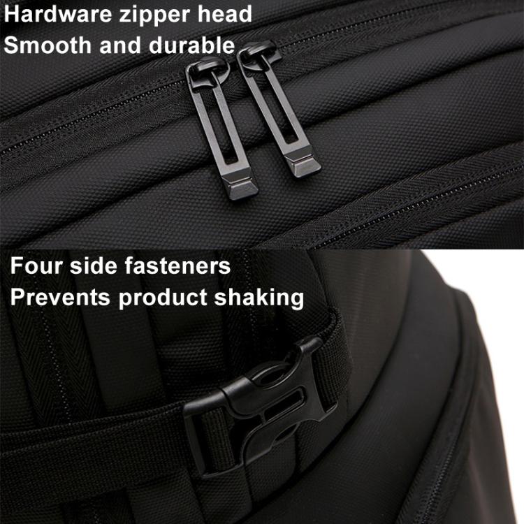 Mochila organizadora de hombro de gran capacidad BKANO A3-005 para DJI Air 3 (negra) — imagen 8