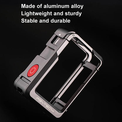 Jaula de conejo de metal PGYTECH P-42C-010 con borde protector expandido de aleación de aluminio para DJI Osmo Action 5 — im…