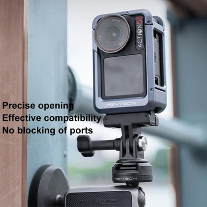 Jaula de conejo de metal PGYTECH P-42C-010 con borde protector expandido de aleación de aluminio para DJI Osmo Action 5 — im…