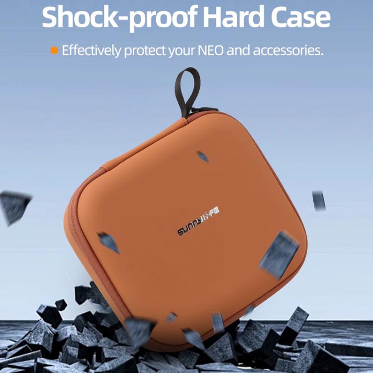 Bolsa de almacenamiento para cámara aérea Sunnylife FP-B957, funda protectora para DJI Flip (naranja) — imagen 5
