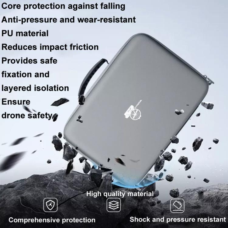 Bolsa de almacenamiento portátil para dron CYNOVA FL-SNB-CY, estilo: versión de control de pantalla RC2 para DJI Flip — imag…