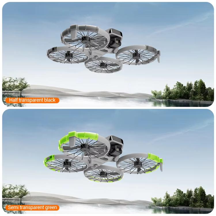 Protectores de impacto de paleta para DJI Flip (negro translúcido) — imagen 8