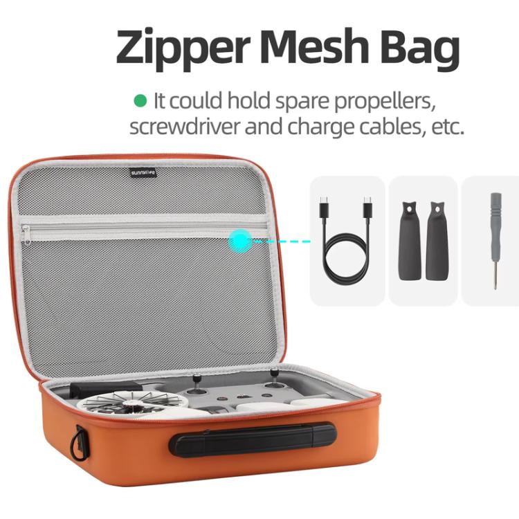 Bolsa de almacenamiento para cámara aérea Sunnylife FP-B958, accesorio protector para DJI Flip (negro) — imagen 7