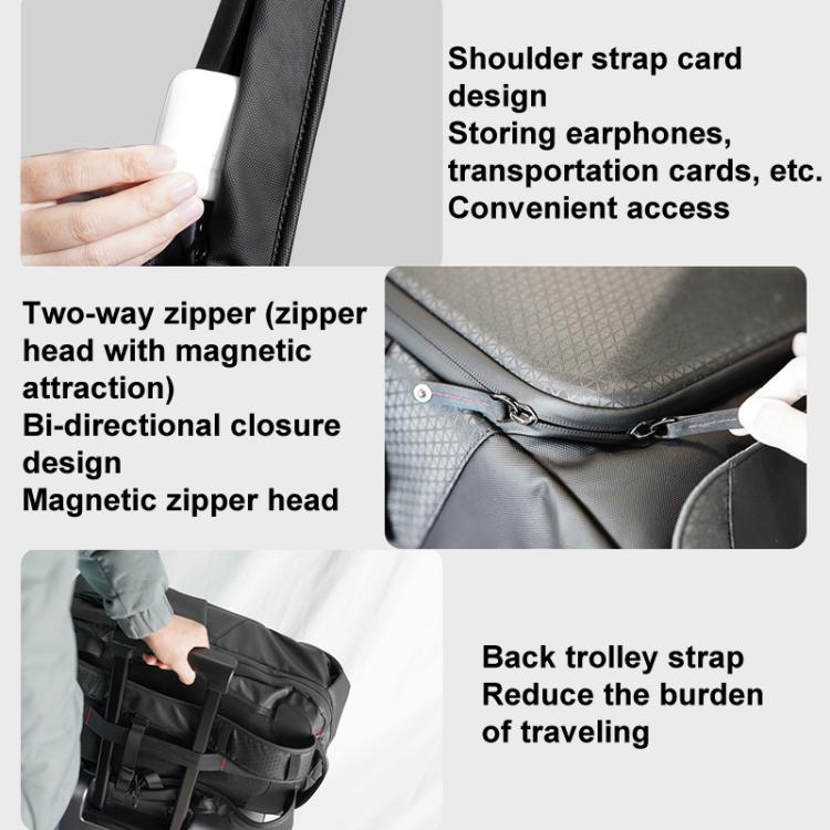 Bolsa de lona antigolpes y antiestrés para dron CYNOVA C-MA-DB-003 para DJI Flip (negra) — imagen 8