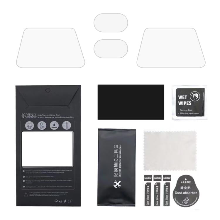 Mica protectora HD resistente a los arañazos para dron CQT 4 en 1 con nanolente de radar para DJI Flip