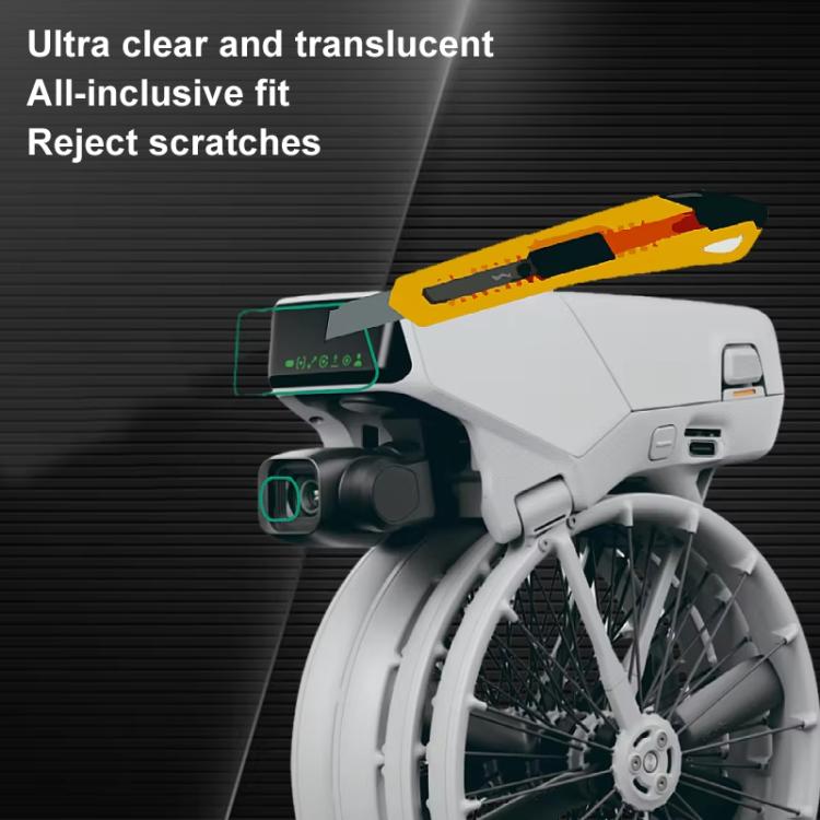 Mica protectora HD resistente a los arañazos para dron CQT 4 en 1 con nanolente de radar para DJI Flip — imagen 4