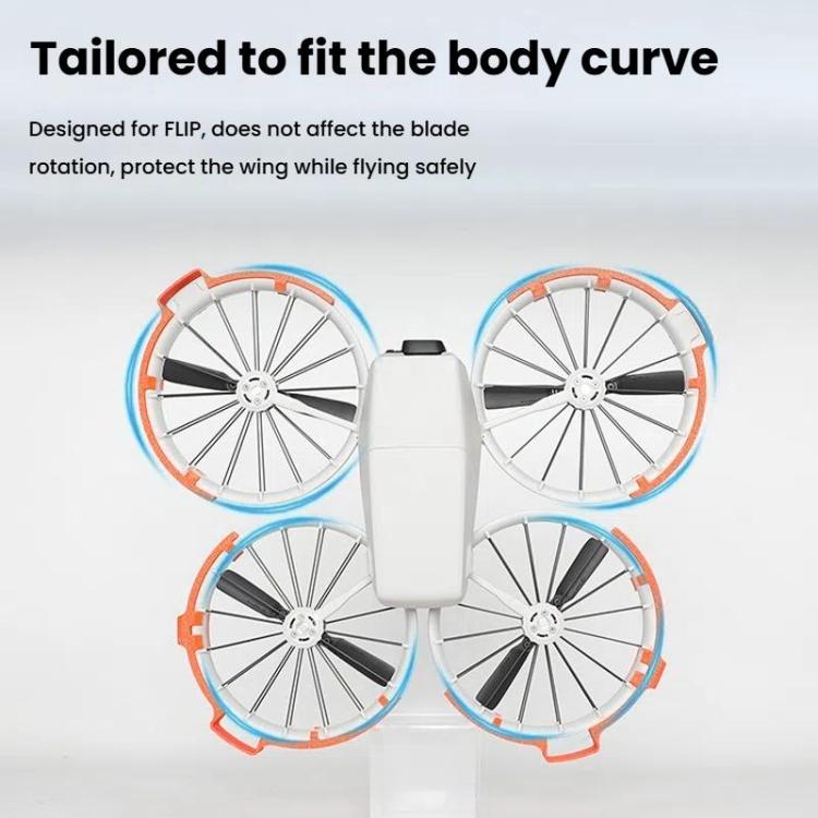 Anillo de protección Dron con para trípode para DJI Flip (naranja) — imagen 3