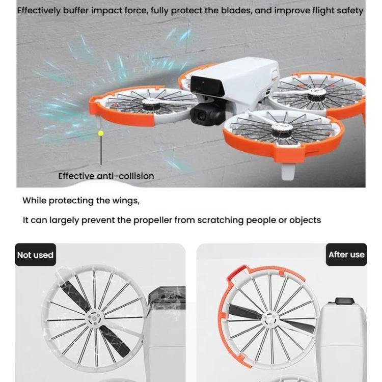 Anillo de protección Dron con para trípode para DJI Flip (naranja) — imagen 5