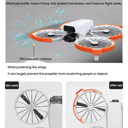 Anillo de protección Dron con para trípode para DJI Flip (naranja) — imagen 5