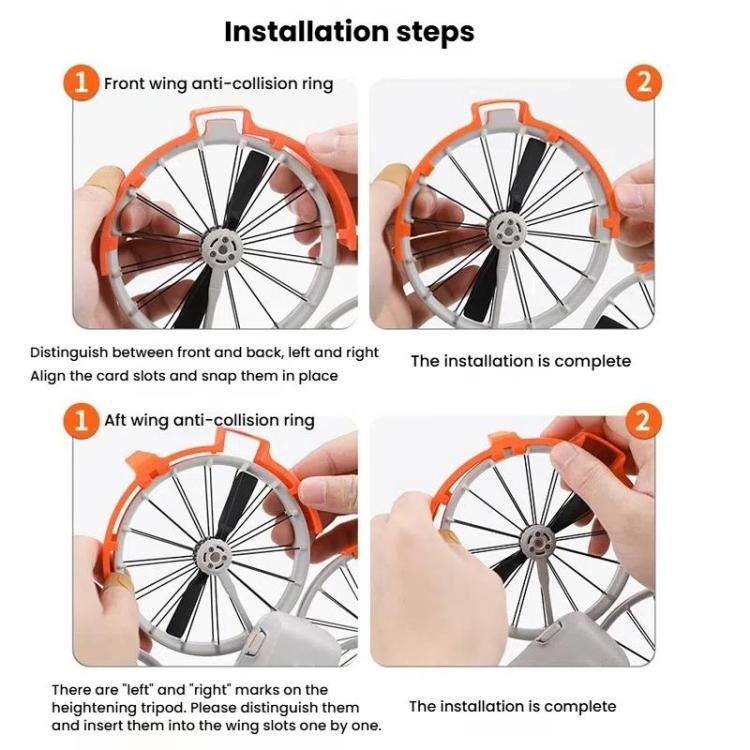 Anillo de protección Dron con para trípode para DJI Flip (gris) — imagen 7