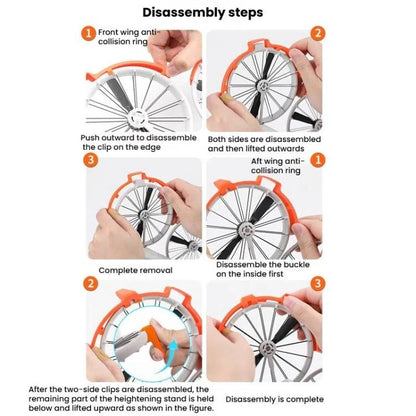 Anillo de protección Dron con para trípode para DJI Flip (naranja) — imagen 8