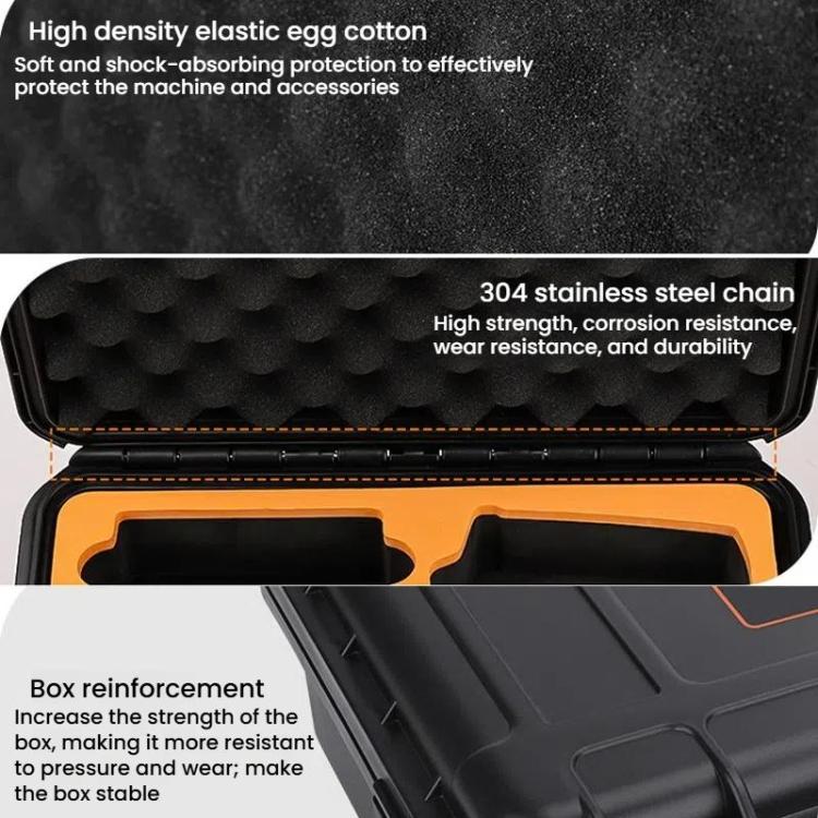 Estuche protector impermeable para cámara aérea Sunnylife AQX-19, kit de vuelo suave para DJI Flip (negro) — imagen 6