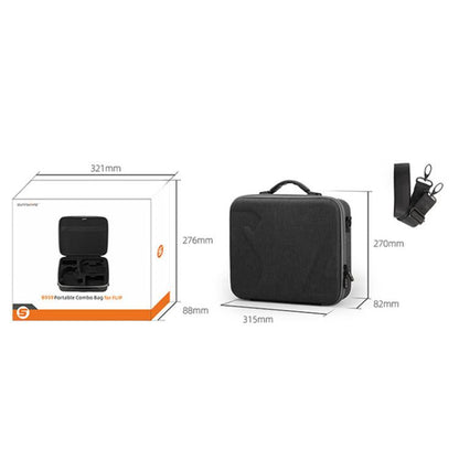 Bolsa organizadora, kit de vuelo suave, bolso cruzado para DJI Flip (gris) — imagen 11