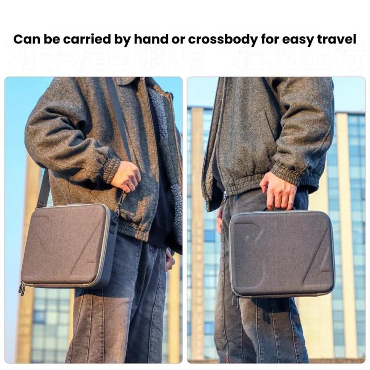 Bolsa organizadora, kit de vuelo suave, bolso cruzado para DJI Flip (gris) — imagen 10