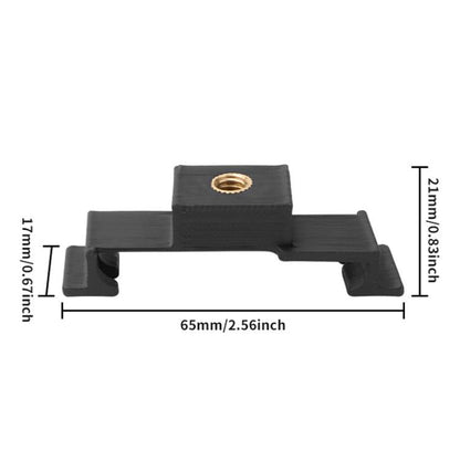 Soporte de 1 Adaptador de expansión para dron CQT, /4" con conector para trípode, accesorios de disparo fijos, especificació…