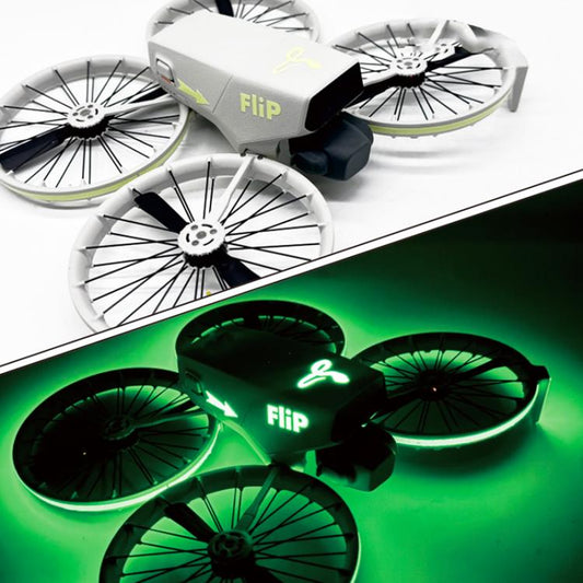 Pegatinas luminosas para el fuselaje del dron CQT para DJI Flip (verde)