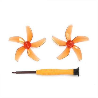 1 par de cuchillas de repuesto de liberación rápida para DJI Neo (naranja)