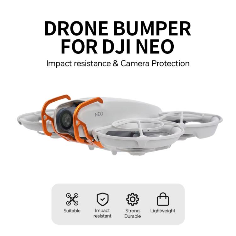 Soporte Barra de protección de aleación de aluminio RCSTQ, protector de liberación rápida y práctico para DJI Neo (naranja)…