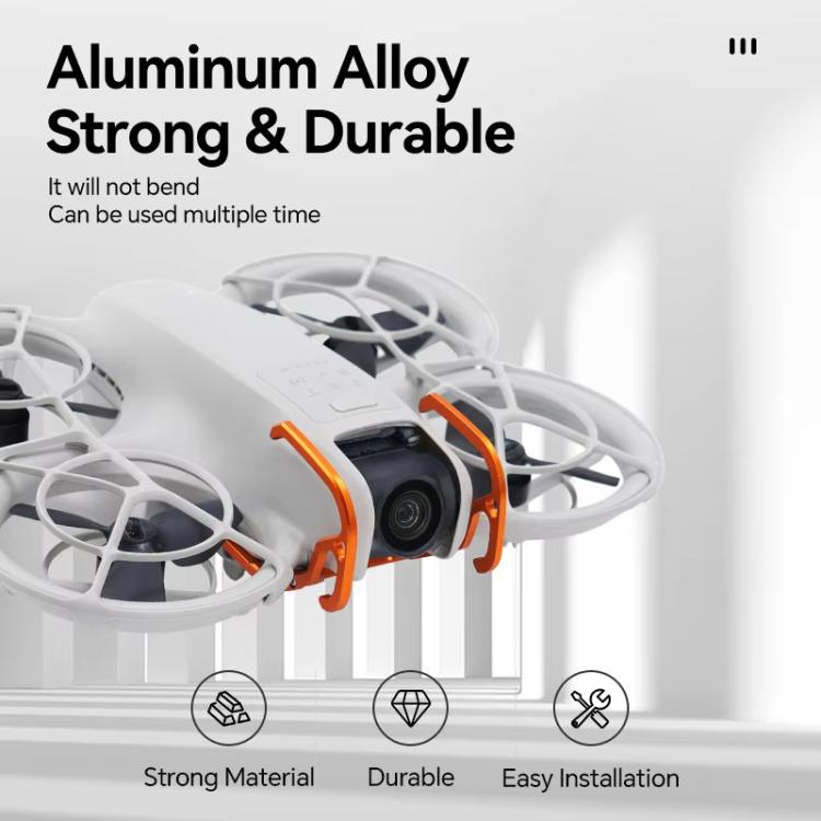 Soporte Barra de protección de aleación de aluminio RCSTQ, protector de liberación rápida y práctico para DJI Neo (naranja)…