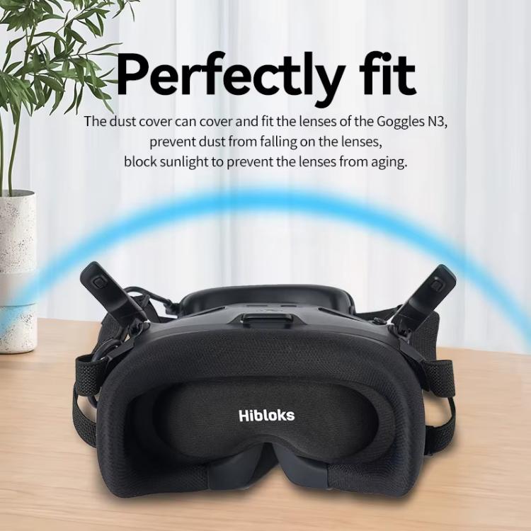 Cubierta protectora contra el polvo para gafas de aviador Hibloks, compatible con N3, Oculus Quest y Pico 3 — imagen 3