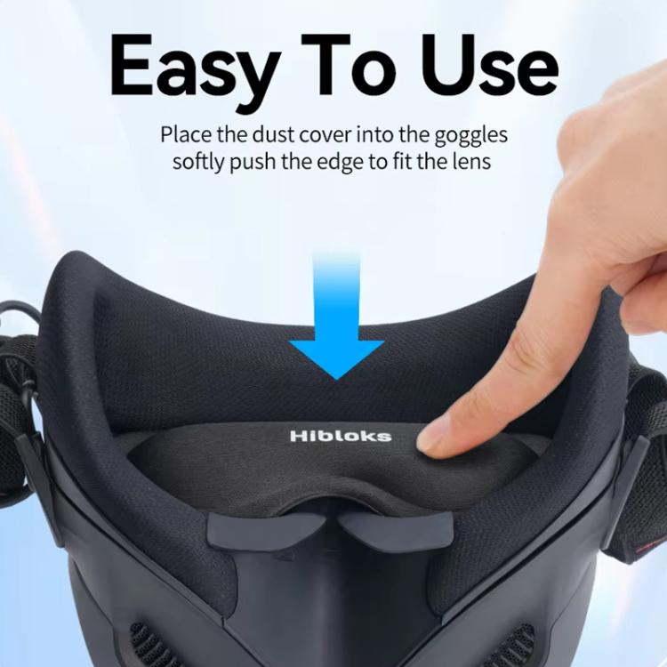 Cubierta protectora contra el polvo para gafas de aviador Hibloks, compatible con N3, Oculus Quest y Pico 3 — imagen 4