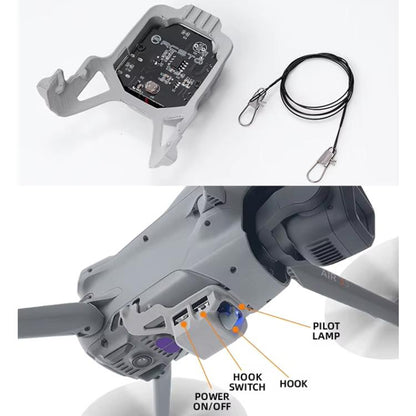 Dispositivo de transporte de lanzador de Air para dron RCSTQ para DJI Air 3S (lanzador + línea de unión) — imagen 5