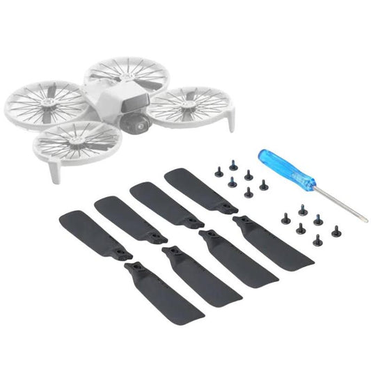 8 paletas de reducción de ruido de repuesto de liberación rápida para DJI Flip