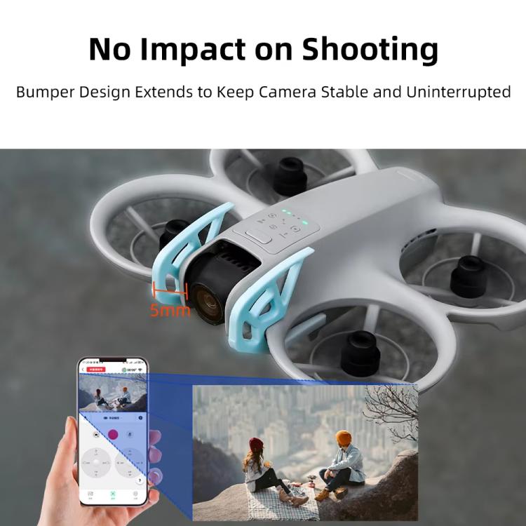 Lente de cardán Barra de protección para y parachoques para DJI Neo (rosa) — imagen 10