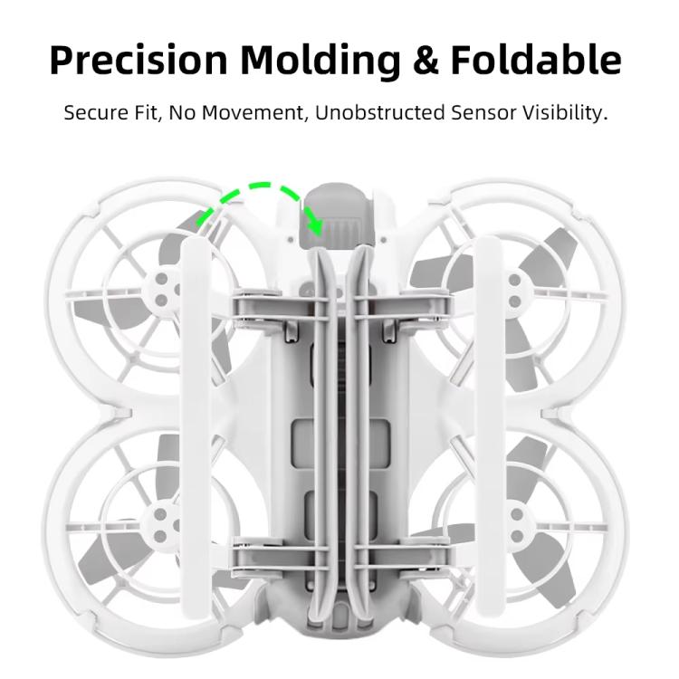 Soporte de refuerzo BRDRC NEO021 para tren de aterrizaje de drones Soporte de trineo plegable para DJI Neo (gris) — imagen 4