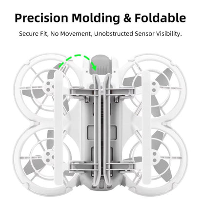 Soporte de refuerzo BRDRC NEO021 para tren de aterrizaje de drones Soporte de trineo plegable para DJI Neo (gris) — imagen 4