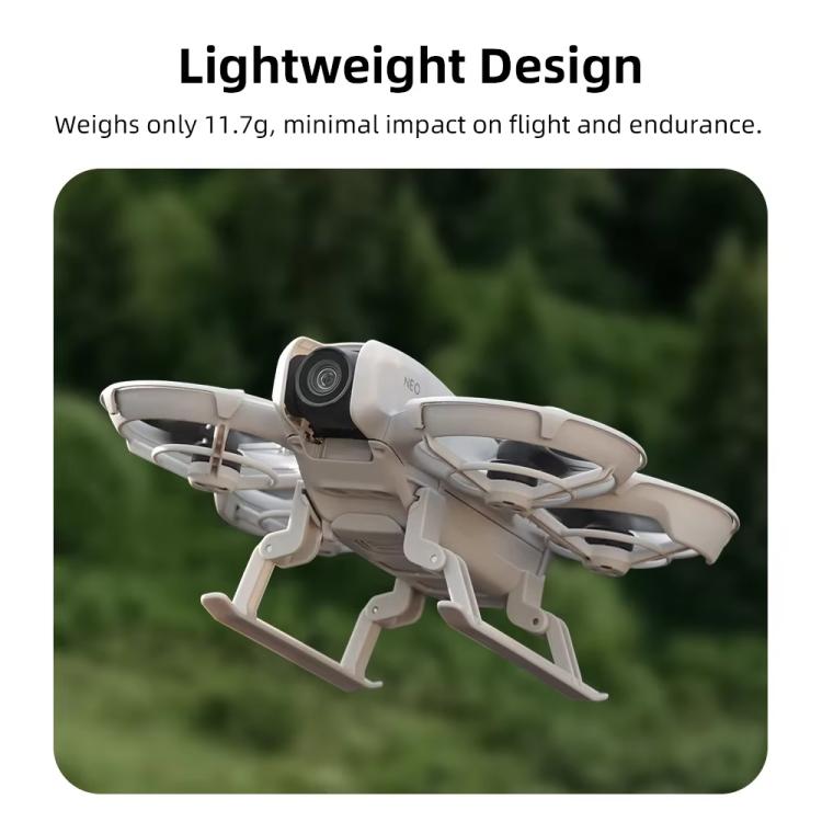 Soporte de refuerzo BRDRC NEO021 para tren de aterrizaje de drones Soporte de trineo plegable para DJI Neo (gris) — imagen 6