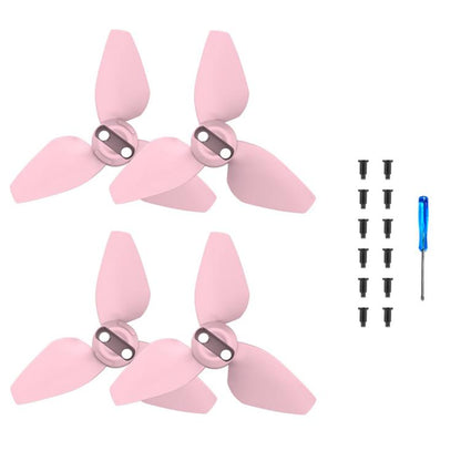 Hélice de dron 2 pares de accesorios de protección para ala de BRDRC para DJI Neo (rosa)