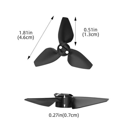 Hélice de dron 2 pares de accesorios de protección para ala de BRDRC para DJI Neo (naranja) — imagen 3