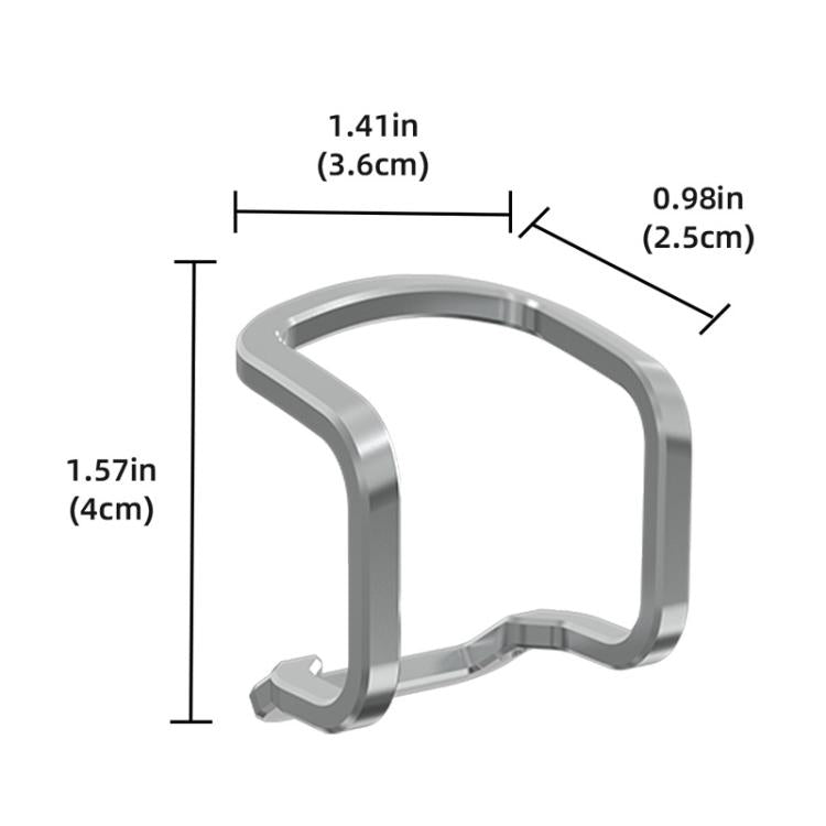 Soporte de protección de lente BRDRC Barra de choque de parachoques de metal de cardán para dron Accesorios para DJI Neo (pl…