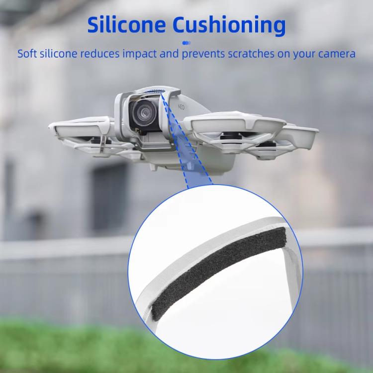 Soporte de protección de lente BRDRC Barra de choque de parachoques de metal de cardán para dron Accesorios para DJI Neo (pl…