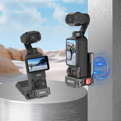 Clip Adaptador de trasero de expansión con base magnética multifuncional, accesorio de bisel para DJI Osmo Pocket 3 (deslust…