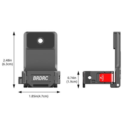 Clip Adaptador de trasero de expansión con base magnética multifuncional, accesorio de bisel para DJI Osmo Pocket 3 (deslust…