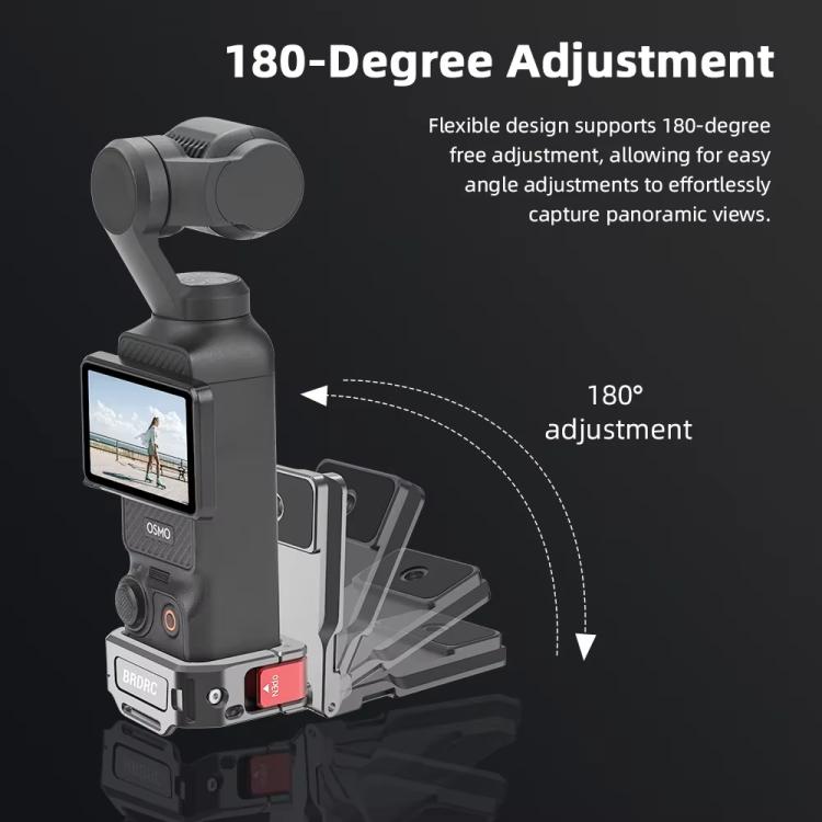 Clip Adaptador de trasero de expansión con base magnética multifuncional, accesorio de bisel para DJI Osmo Pocket 3 (deslust…