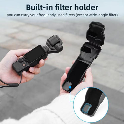 Tapa de lente BRDRC, funda para cámara, protector de pantalla, accesorios para DJI Osmo Pocket 3 (azul) — imagen 11