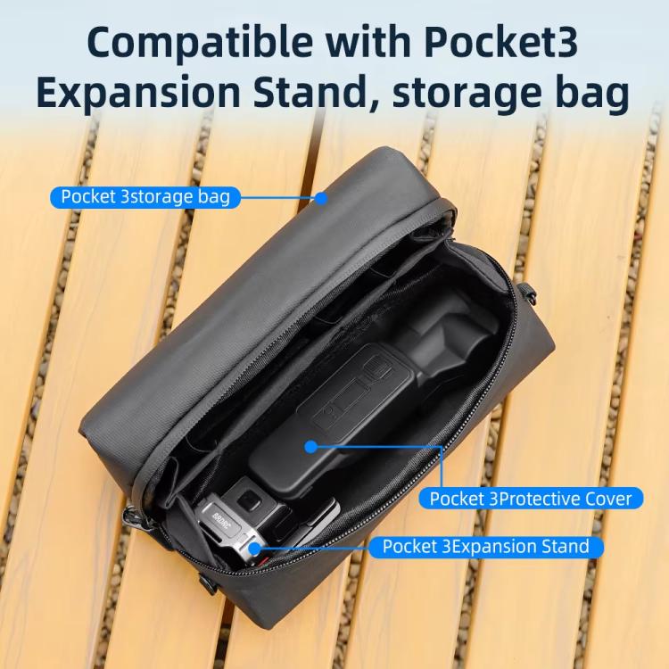 Tapa de lente BRDRC, funda para cámara, protector de pantalla, accesorios para DJI Osmo Pocket 3 (negro) — imagen 12