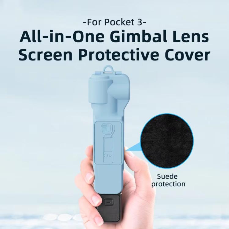 Tapa de lente BRDRC, funda para cámara, protector de pantalla, accesorios para DJI Osmo Pocket 3 (rosa) — imagen 3