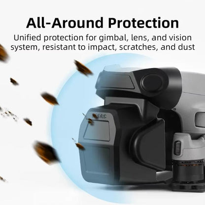 Cubierta BRDRC protectora de lente a prueba de polvo Anti-golpes Clip fijo Protector de cardán para DJI Air 3S (negro esmeri…