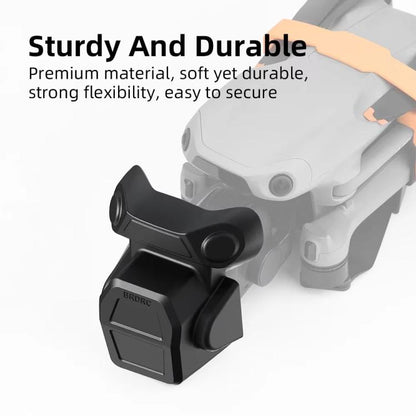 Cubierta BRDRC protectora de lente a prueba de polvo Anti-golpes Clip fijo Protector de cardán para DJI Air 3S (negro esmeri…