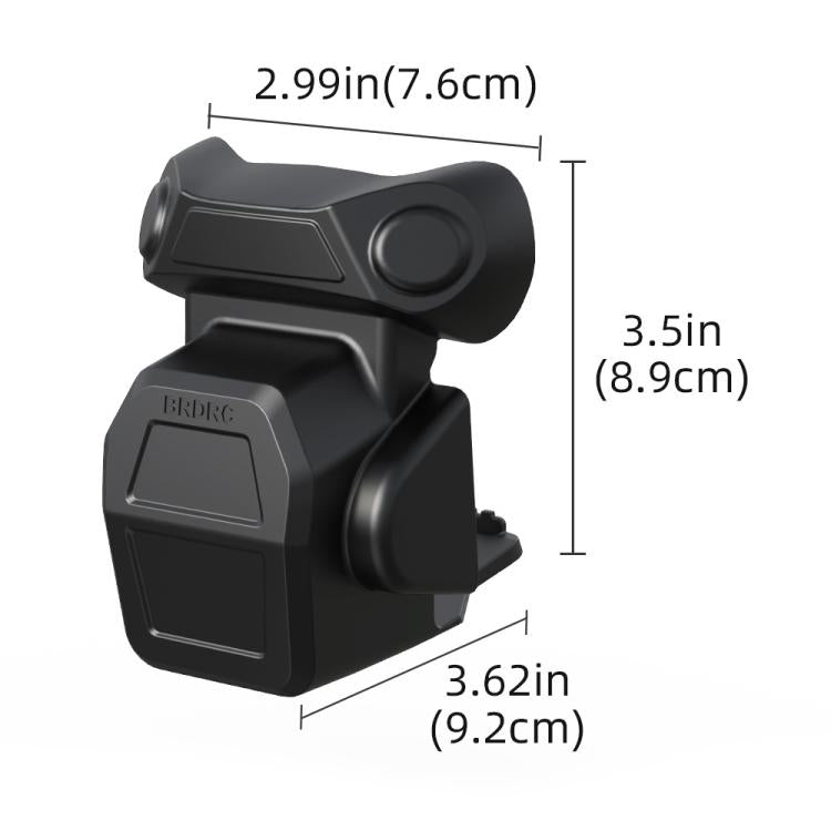 Cubierta BRDRC protectora de lente a prueba de polvo Anti-golpes Clip fijo Protector de cardán para DJI Air 3S (negro esmeri…