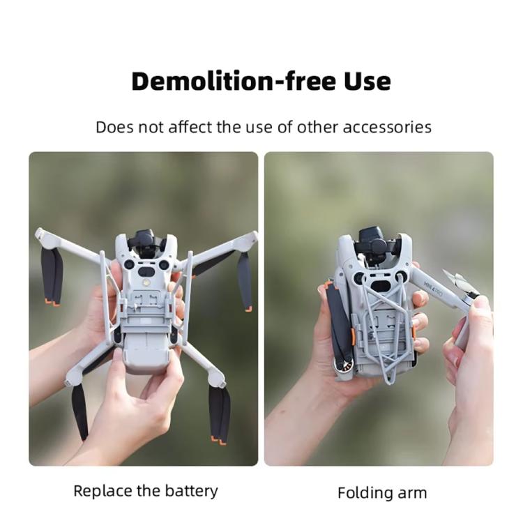Correa plegable para el tren de aterrizaje BRDRC Booster para DJI Mini 4 Pro (naranja) — imagen 13
