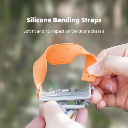 Correa plegable para el tren de aterrizaje BRDRC Booster para DJI Mini 4 Pro (naranja) — imagen 5